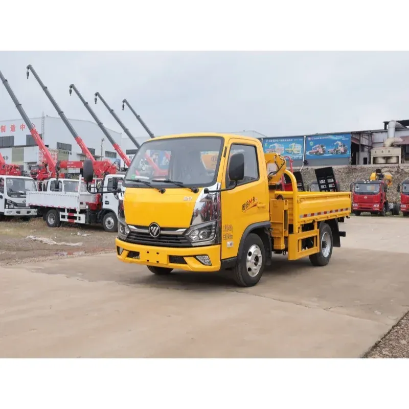 Truck-mounted crane on foton chassis, 1.2T — photo 2 of 6