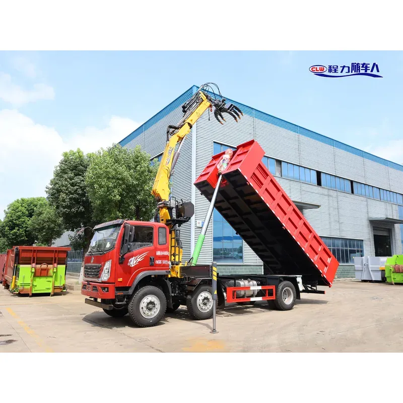 Truck-Mounted Scrap Grab with Magnet on SINOTRUK Wangpai 6x2 — 6.3 t, Tipping Ram — photo 7