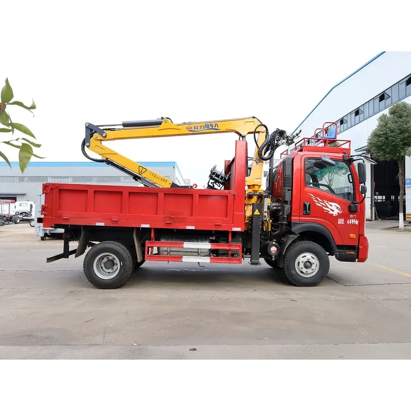 Truck-Mounted Log Grab on SINOTRUK Wangpai — 7.5 m Boom, 3+2 Grab, 180 hp — photo 5