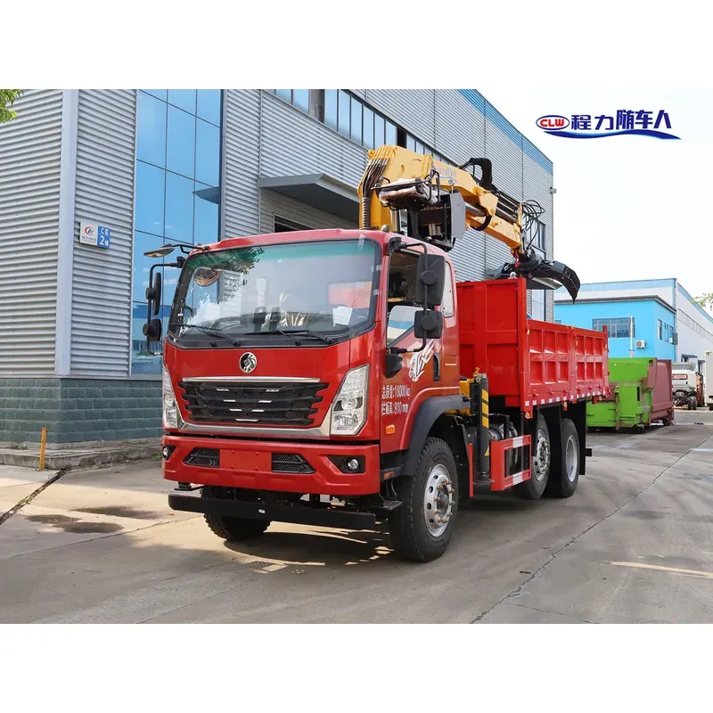 Truck-Mounted Scrap Grab with Lifting Axle on SINOTRUK Wangpai — 6.3 t — main view