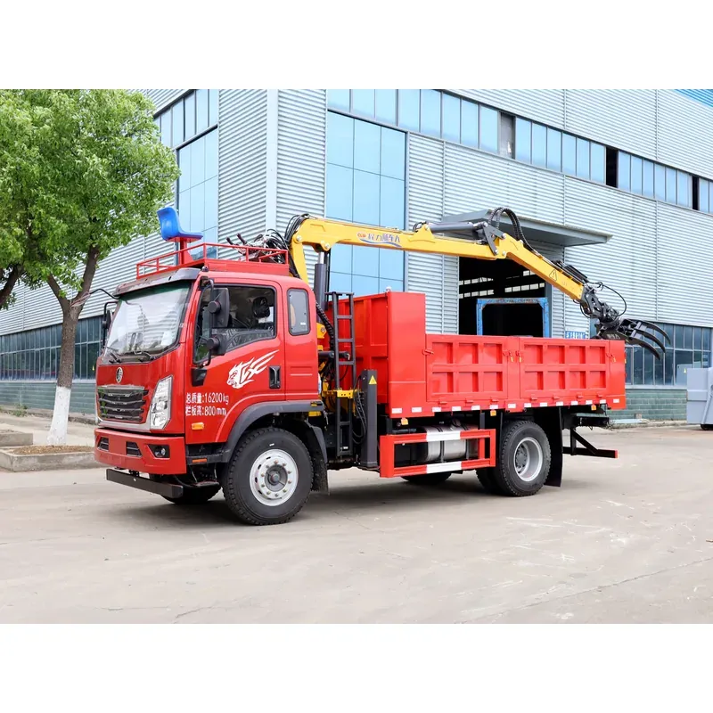 Truck-Mounted Log Grab on SINOTRUK Wangpai — 7.5 m Boom, 3+2 Grab — photo 3