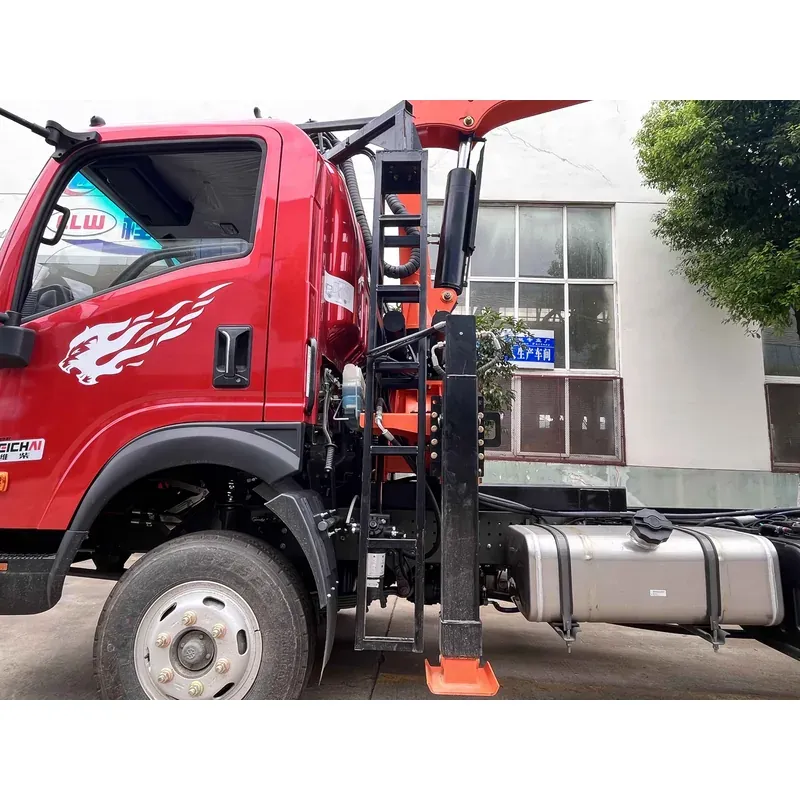 Truck-Mounted Log Grab on SINOTRUK Wangpai — 8.8 m Extended Boom, Soft-Linked — photo 4