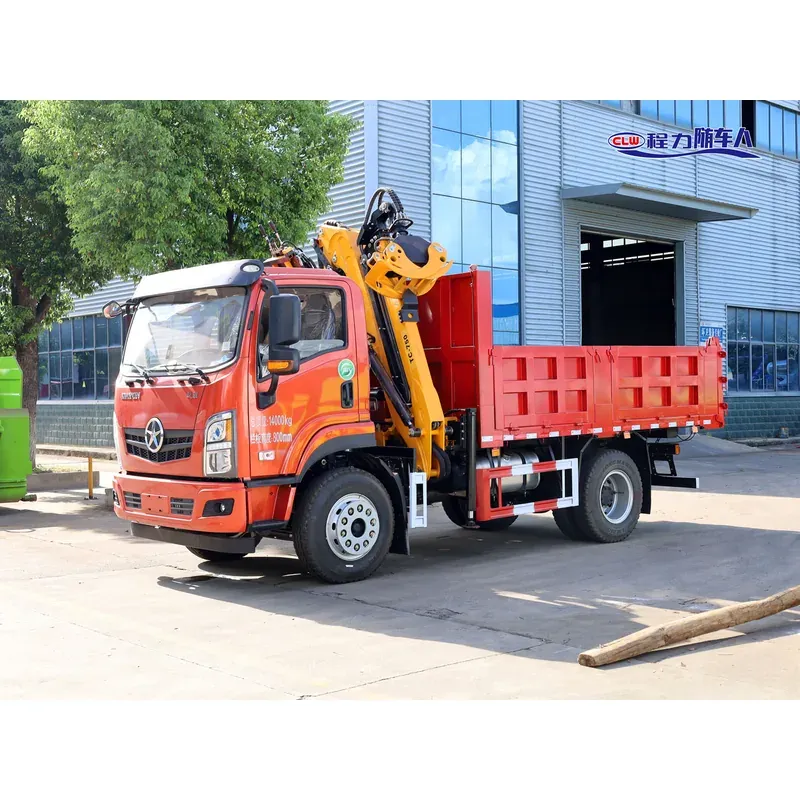 Truck-Mounted Log Grab on Dayun — 4 t Folding Boom — photo 2