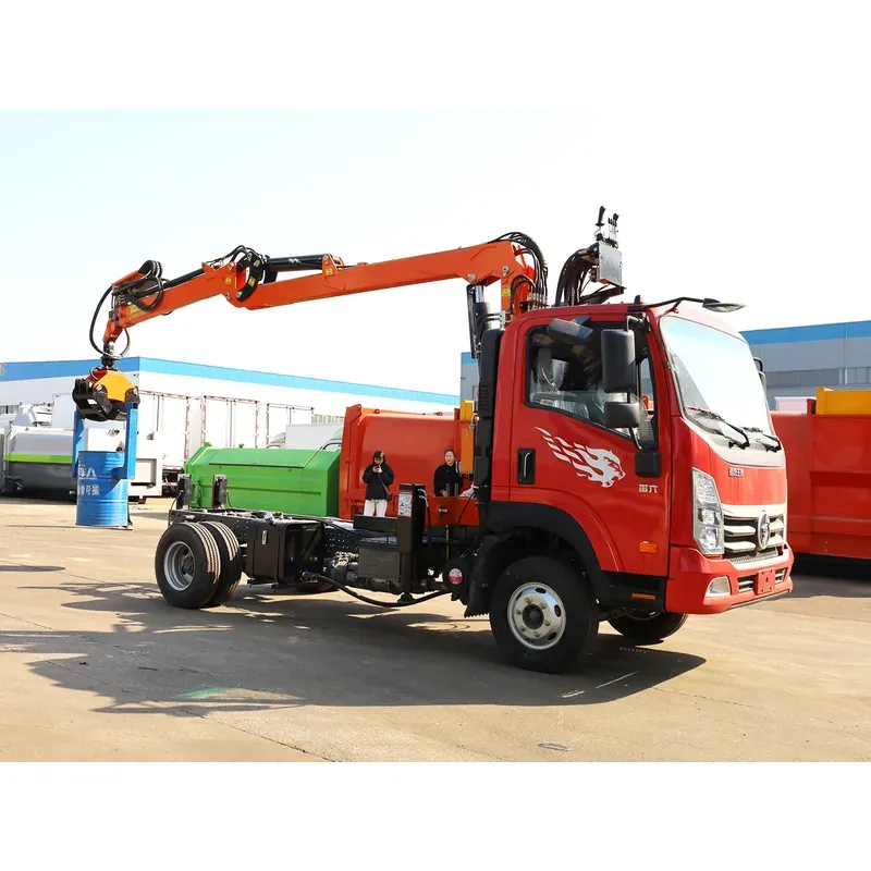 Truck-Mounted Log Grab on SINOTRUK Wangpai — 7.5 m Boom, Flat-Jaw Grab — photo 5