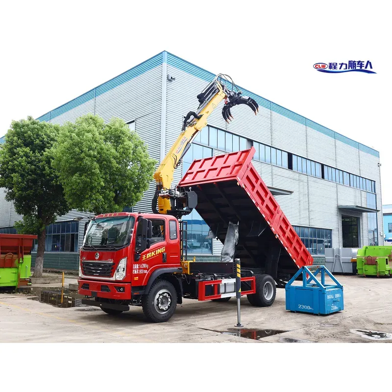 Truck-Mounted Scrap Grab on SINOTRUK Wangpai V3-X — 6.3 t, 3+2 Grab — photo 7