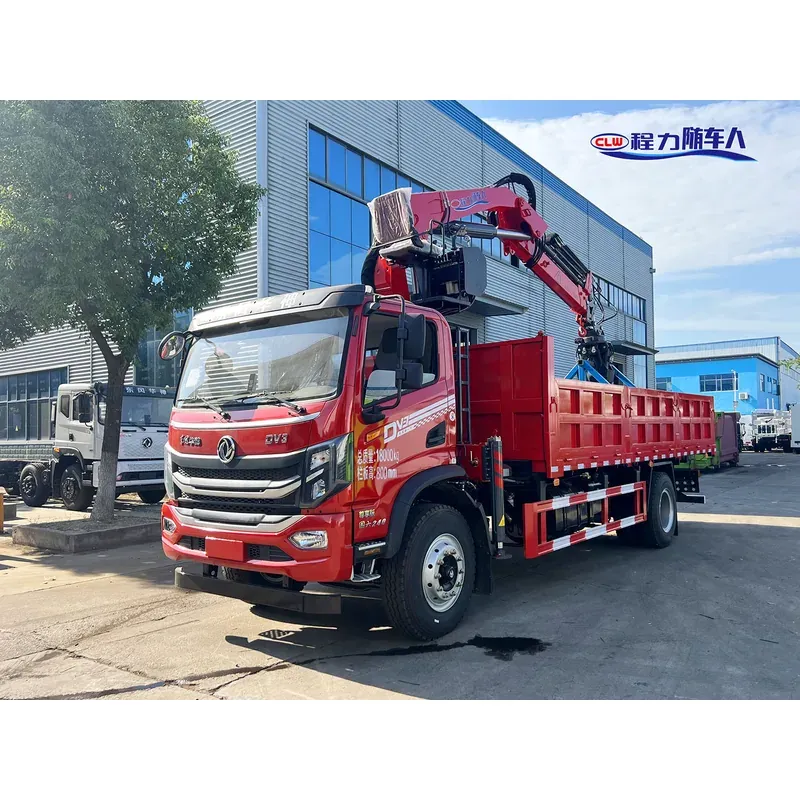 Truck-Mounted Scrap Grab on Dongfeng Huashen DV3 — 6.3 t, 3+2 Grab — main view