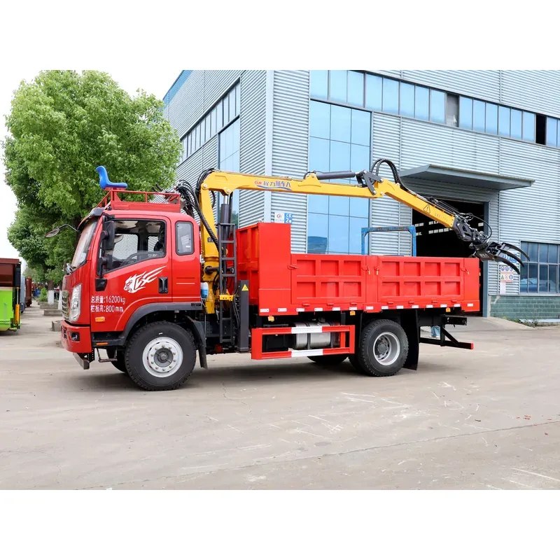 Truck-Mounted Log Grab on SINOTRUK Wangpai — 7.5 m Boom, 3+2 Grab — photo 4