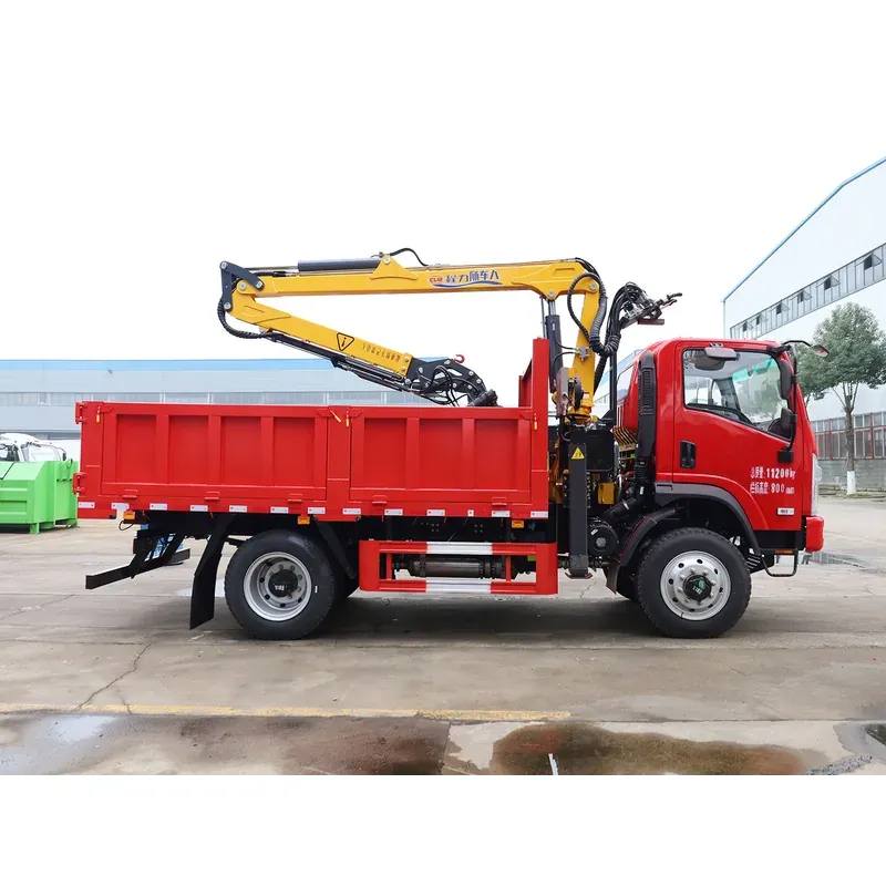 Truck-Mounted Log Grab 4x4 on Sanhuan Chuangke — 7.5 m Boom, Rigid-Linked — photo 3