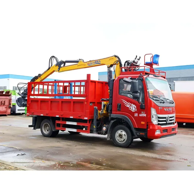 Truck-Mounted Log Grab on SINOTRUK Wangpai — 6.8 m Boom, 2+2 Grab — photo 7
