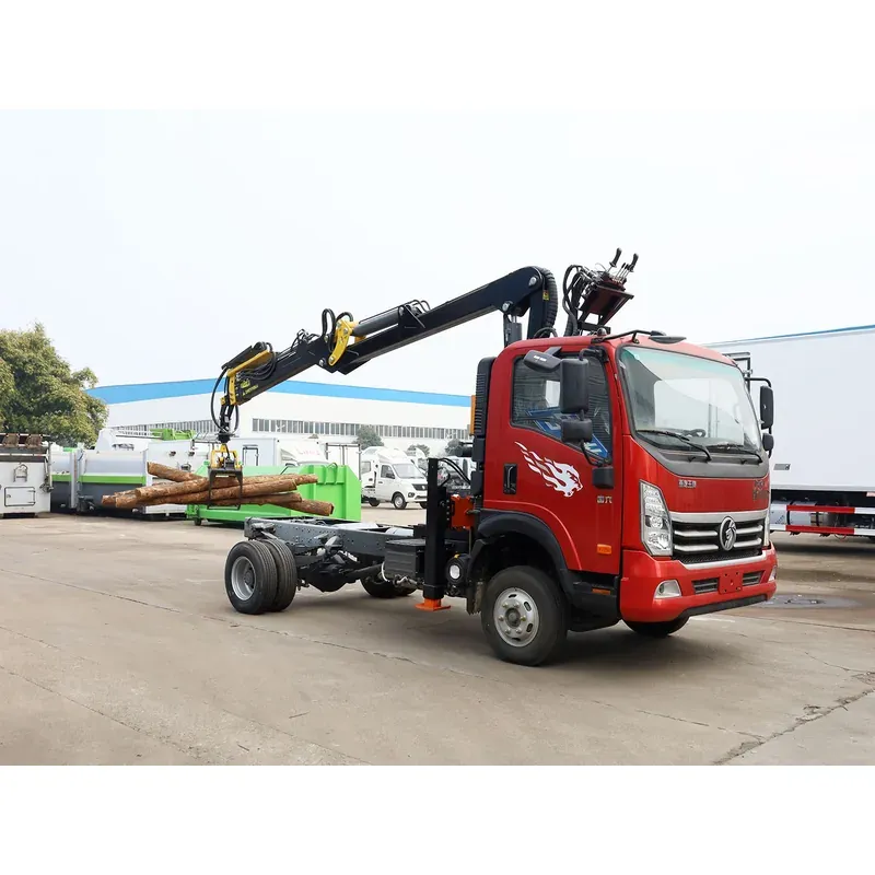 Truck-Mounted Log Grab on SINOTRUK Wangpai — 7.8 m Boom, Flat-Jaw Soft-Linked — photo 5
