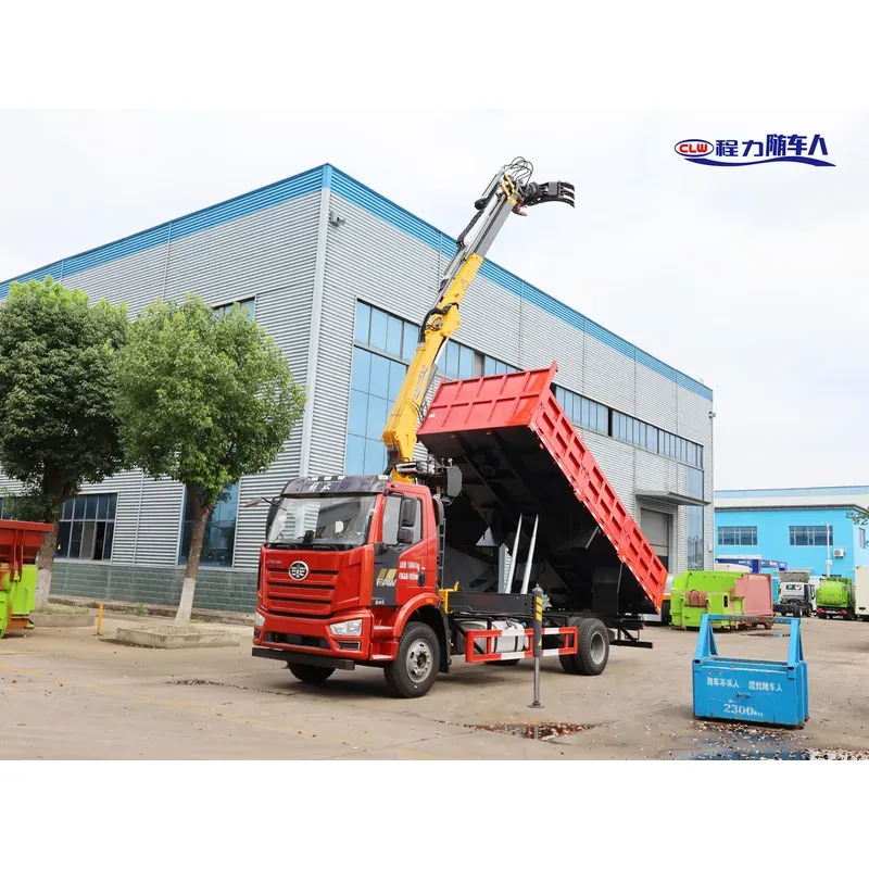 Truck-Mounted Scrap Grab on FAW — 6.3 t, 3+2 Grab — photo 7