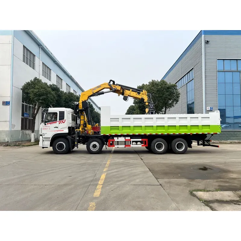 Truck-Mounted Scrap Grab on Dongfeng D7V 8x4 — 12 t, 3+2 Grab, Quick Coupler — photo 3