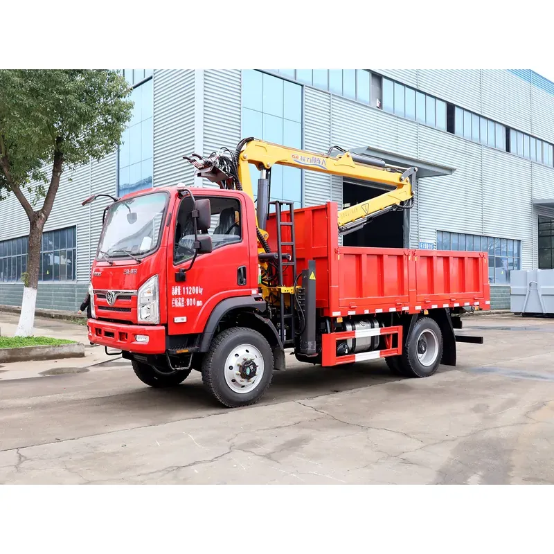 Truck-Mounted Log Grab 4x4 on Sanhuan Chuangke — 7.5 m Boom, Rigid-Linked — photo 2