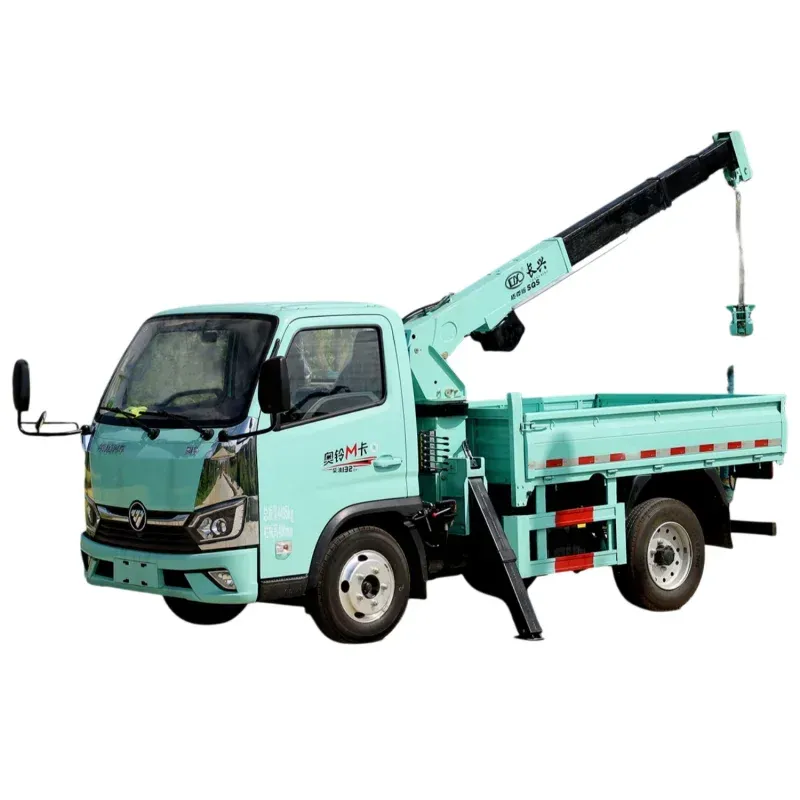 Truck-mounted crane on foton chassis, 1.2T — photo 1 of 6