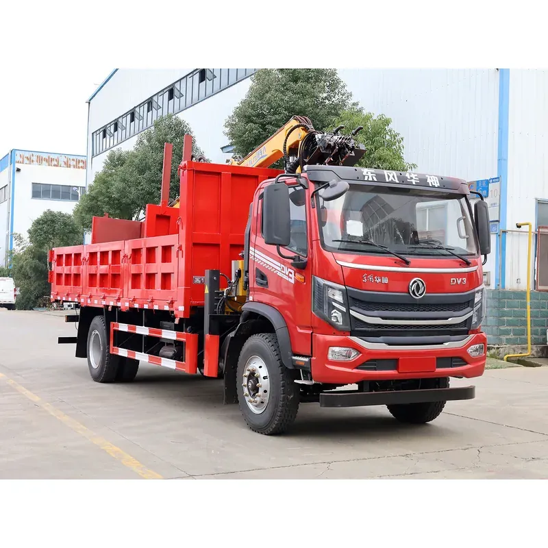 Truck-Mounted Scrap Grab on Dongfeng Huashen DV3 — 7.5 m Boom, 4+3 Grab — photo 5