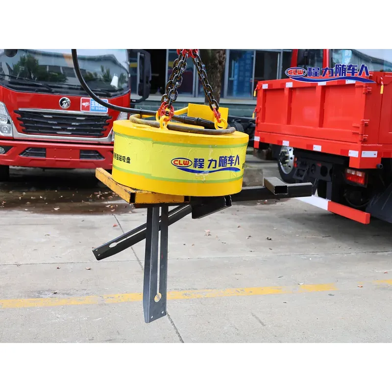 Truck-Mounted Log Grab with Magnet on SINOTRUK Wangpai — 7.5 m, 3+2 Grab — photo 7