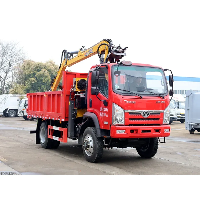 Truck-Mounted Log Grab 4x4 on Sanhuan Chuangke — 7.5 m Boom, Rigid-Linked — photo 6