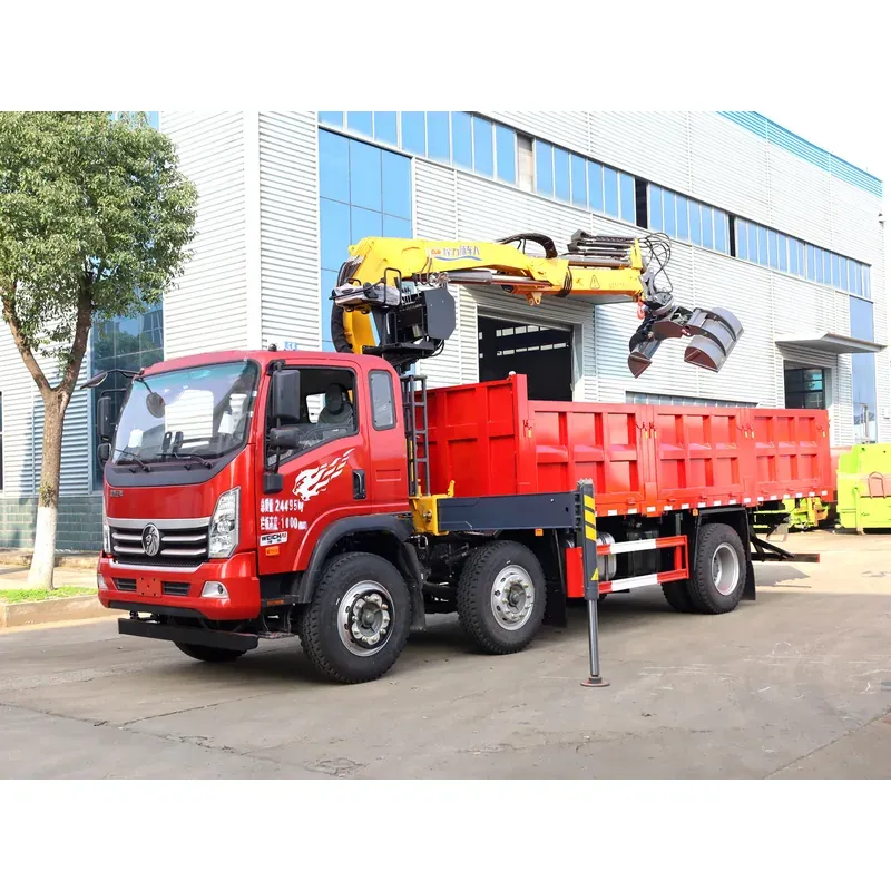 Truck-Mounted Grab on SINOTRUK Wangpai 6x2 — 6.3 t, 3+2 Clamshell Grab — photo 2