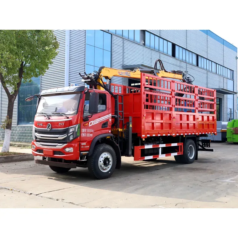 Truck-Mounted Log Grab on Dongfeng Huashen DV3 — 7.5 m Boom, 4+3 Grab — photo 2