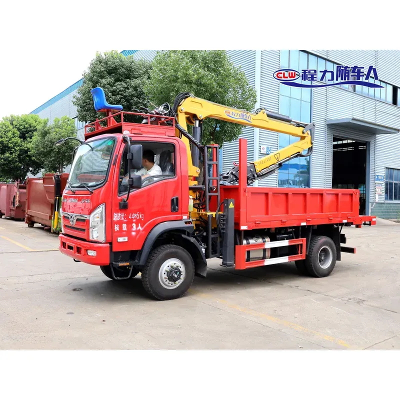 Truck-Mounted Log Grab 4x4 on Sanhuan Chuangke — 7.5 m Boom, 3+2 Grab — photo 2