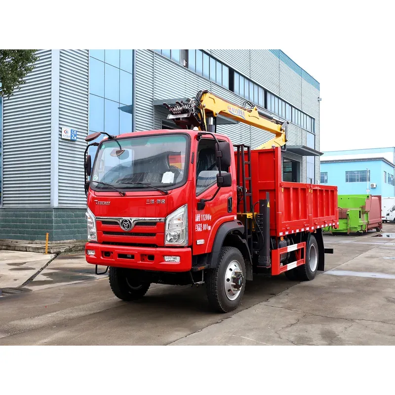 Truck-Mounted Log Grab 4x4 on Sanhuan Chuangke — 7.5 m Boom, Rigid-Linked — main view