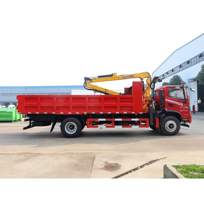 Truck-Mounted Log Grab on Dongfeng Huashen DV3 — 8.1 m Boom, Soft-Linked — photo 6