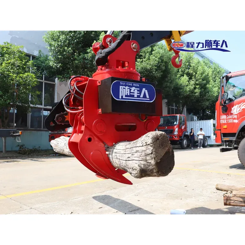 Truck-Mounted Scrap Grab on SINOTRUK Wangpai 6x2 — 6.3 t, Grapple Saw — photo 4
