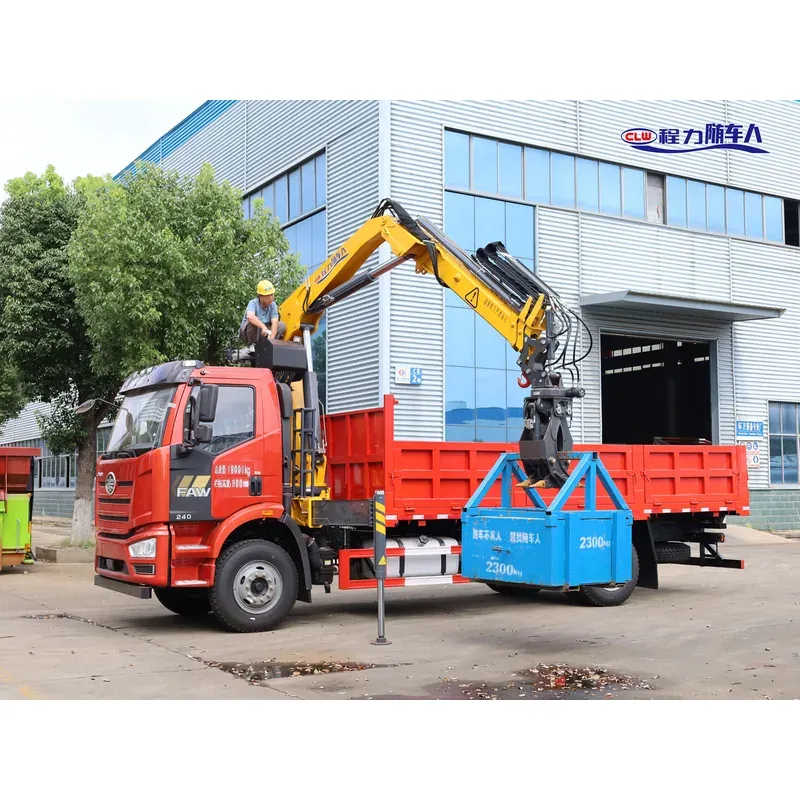 Truck-Mounted Scrap Grab on FAW — 6.3 t, 3+2 Grab — photo 5