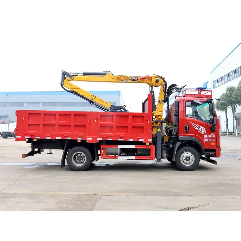 Truck-Mounted Log Grab with Winch on SINOTRUK Wangpai — 7.5 m Boom, 3+2 Grab — photo 5
