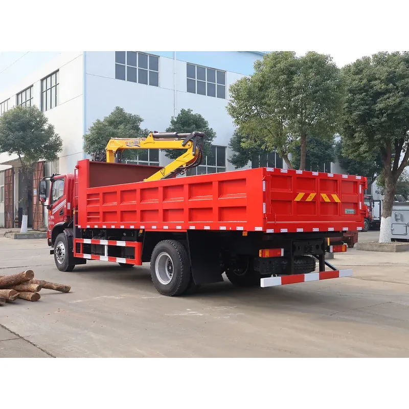 Truck-Mounted Log Grab on Dongfeng Huashen DV3 — 8.1 m Boom, Soft-Linked — photo 7