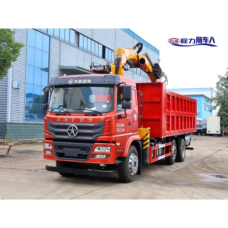Truck-Mounted Scrap Grab with Lifting Axle on Dayun — 8 t, 3+2 Grab — main view