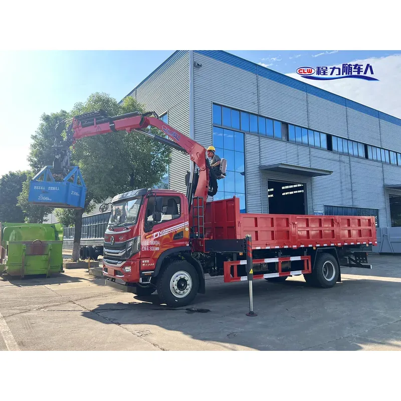 Truck-Mounted Scrap Grab on Dongfeng Huashen DV3 — 6.3 t, 3+2 Grab — photo 4