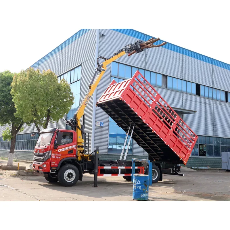 Truck-Mounted Log Grab on Dongfeng Huashen DV3 — 7.5 m Boom, 4+3 Grab — photo 7