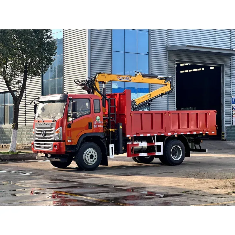 Truck-Mounted Log Grab on Dayun — 8.1 m Boom, Soft-Linked, Flat-Jaw — photo 4