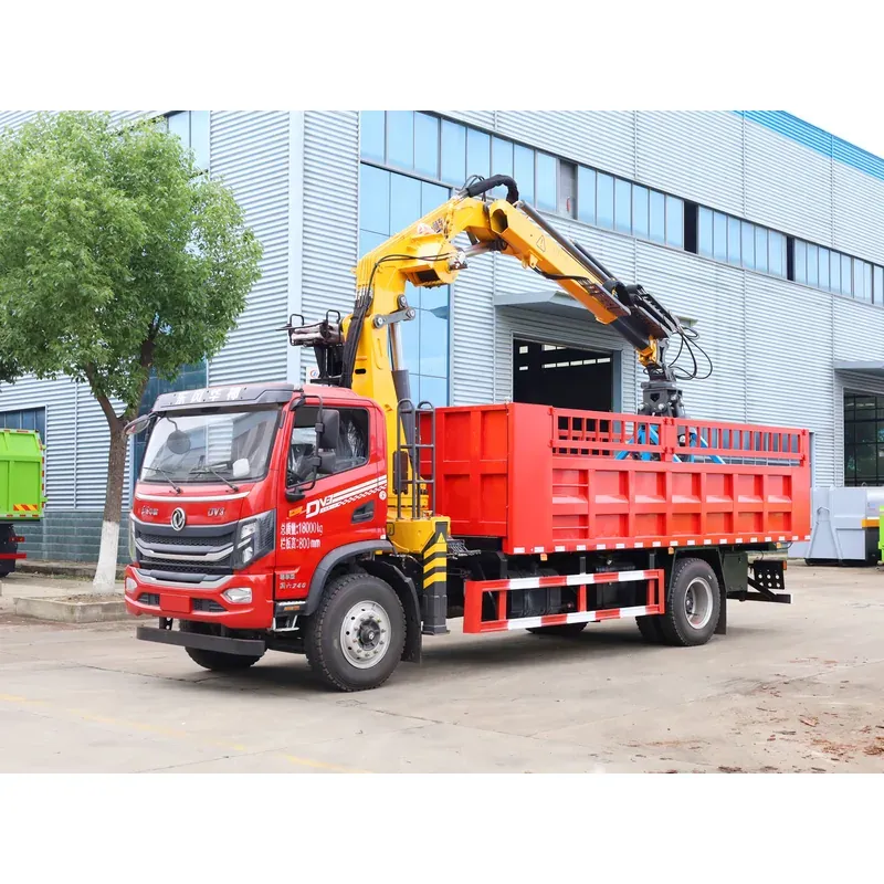 Truck-Mounted Scrap Grab with Winch on Dongfeng Huashen DV3 — 8 t, 3+2 Grab — photo 2