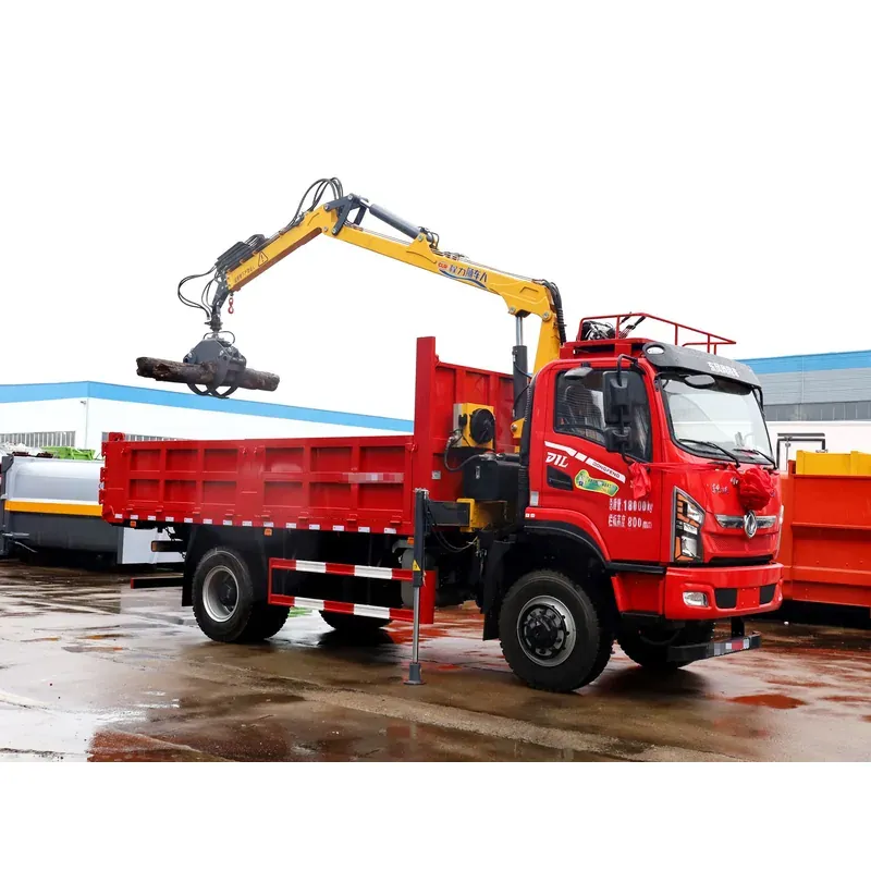Truck-Mounted Log Grab 4x4 on Dongfeng D1L — 7.8 m Boom, Soft-Linked — photo 5
