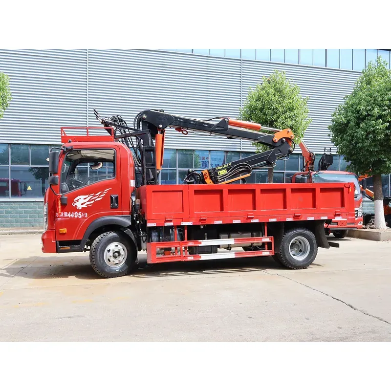 Truck-Mounted Log Grab with Winch on SINOTRUK Wangpai — 7.5 m, 2+2 Grab — photo 4
