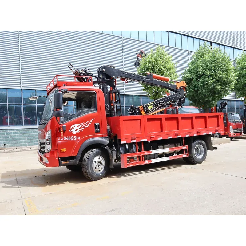 Truck-Mounted Log Grab with Winch on SINOTRUK Wangpai — 7.5 m, 2+2 Grab — photo 3