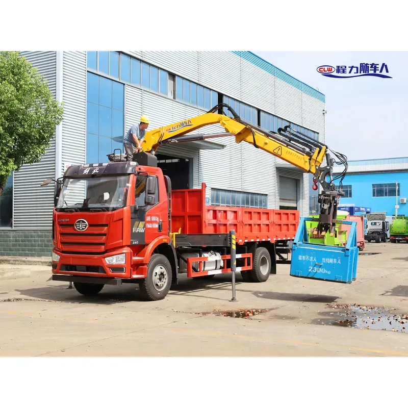 Truck-Mounted Scrap Grab on FAW — 6.3 t, 3+2 Grab — photo 3