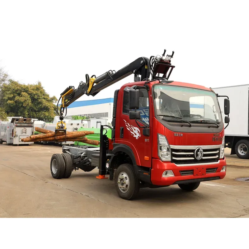 Truck-Mounted Log Grab on SINOTRUK Wangpai — 7.8 m Boom, Flat-Jaw Soft-Linked — photo 6