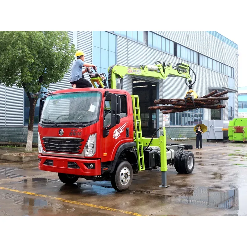 Truck-Mounted Log Grab on SINOTRUK Wangpai — 7.8 m Boom — photo 6