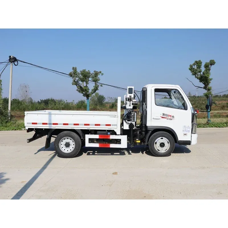 Truck-mounted crane on foton chassis, 1.2T — photo 3 of 6