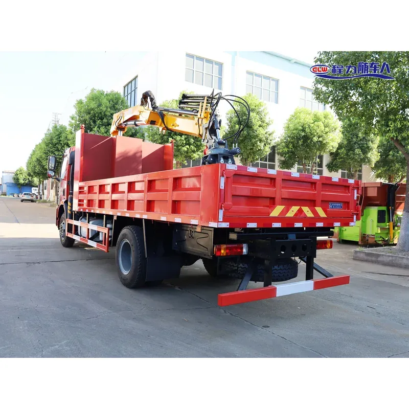 Truck-Mounted Scrap Grab on FAW — 6.3 t, 3+2 Grab, Low Sideboards — photo 2
