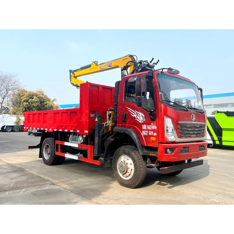 Truck-Mounted Log Grab 4x4 on SINOTRUK Wangpai — 8.1 m Boom, Soft-Linked — photo 5