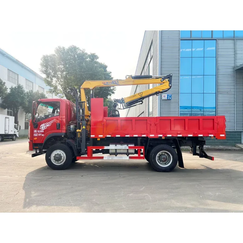 Truck-Mounted Log Grab 4x4 on SINOTRUK Wangpai — 8.1 m Boom, Soft-Linked — photo 3
