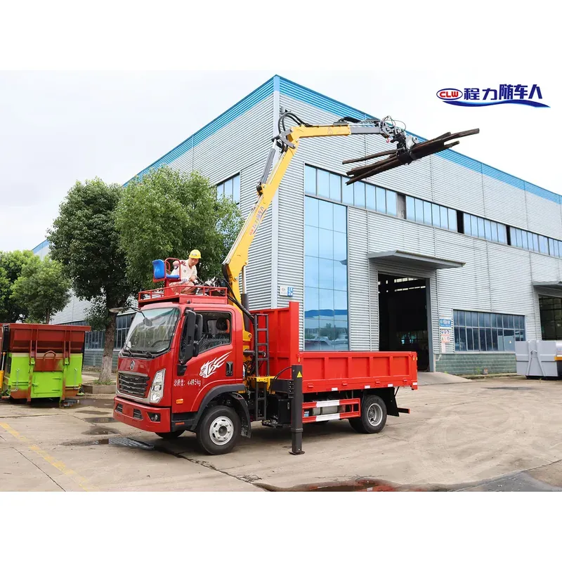 Truck-Mounted Log Grab on SINOTRUK Wangpai — 7.5 m Boom, 3+2 Rigid-Linked — photo 6