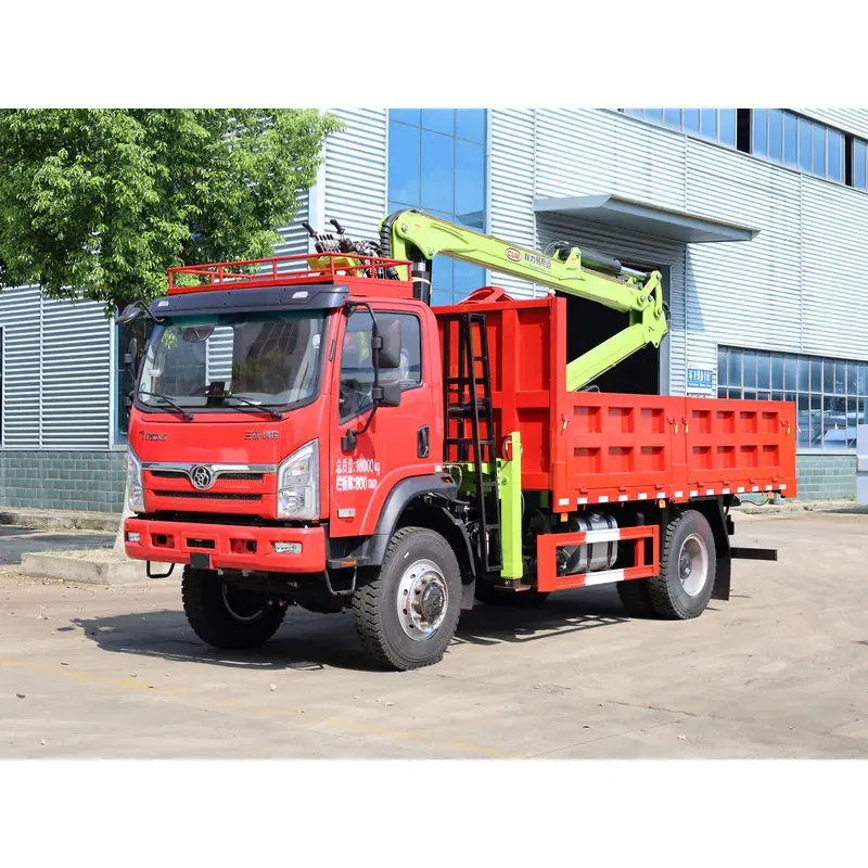 Truck-Mounted Log Grab 4x4 on Sanhuan Chuangke — 8 m Boom, 2+2 Flat-Jaw — photo 2