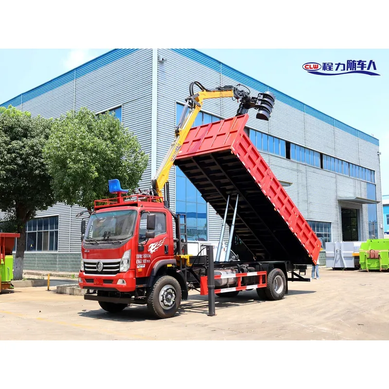Truck-Mounted Log Grab 4x4 on SINOTRUK Wangpai — 7.5 m Boom, 4+3 Clamshell Grab — photo 7