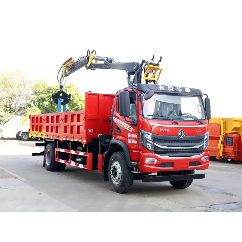 Truck-Mounted Log Grab on Dongfeng Huashen DV3 — 7.8 m Boom, 4+3 Grab — photo 6