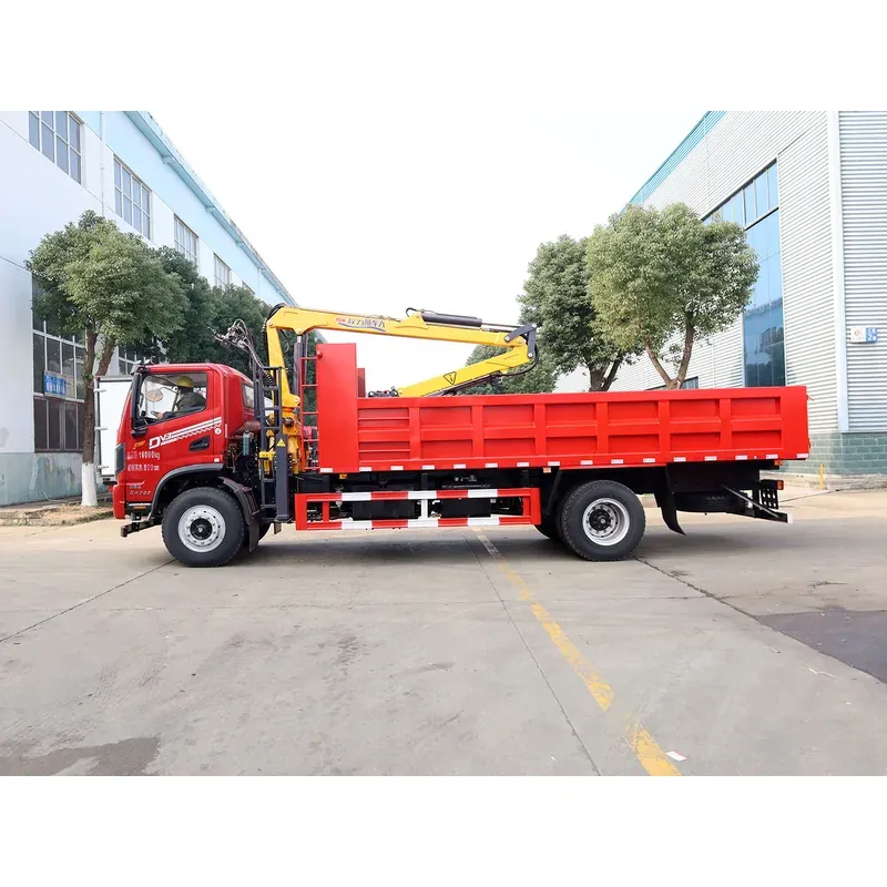 Truck-Mounted Log Grab on Dongfeng Huashen DV3 — 8.1 m Boom, Soft-Linked — photo 5